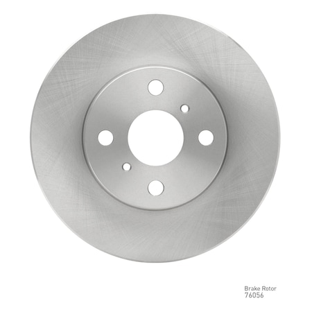 Dynamic Friction Co Brake Rotor, Front, 600-76056 600-76056